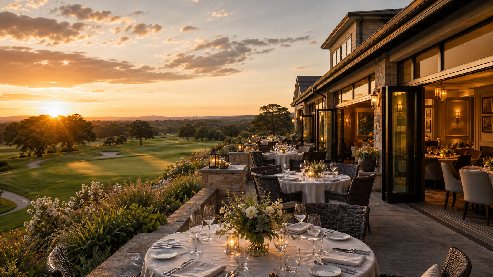Events and celebrations on the Crownridge terrace
